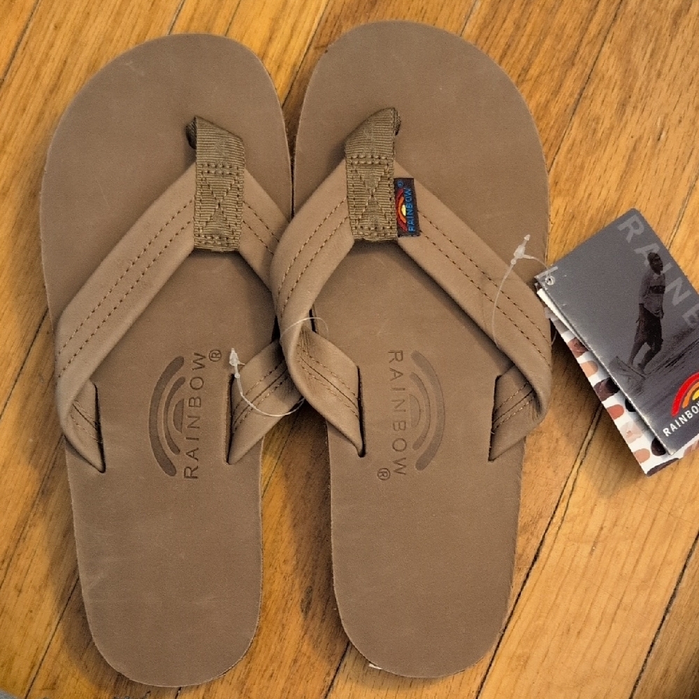 Rainbow Tan Sandals
